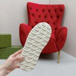 Gucci Unisex Tennis 1977 Sneaker Off White Canvas GG Embroideries Mid-Heel - Image 10