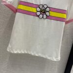 Gucci Men GG Cotton Jersey Printed T-Shirt Pink Crewneck Short Sleeves - Image 5