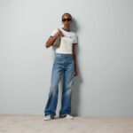 Gucci Women GG Cotton Jersey Printed T-Shirt White Blue Crewneck Short Sleeves - immagine 11