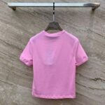 Gucci Women GG Cotton Jersey T-Shirt Sweet Gucci Kitten Crewneck Short Sleeves – Image 4