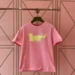 Gucci Women GG Cotton Jersey T-Shirt Sweet Gucci Kitten Crewneck Short Sleeves – Image 2