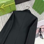 Gucci Women GG Double-Breasted Wool Jacket Slimmer Fitted Sleeves Button Closure – Bild 7