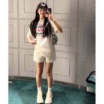 Gucci Women GG Floral Lace Short White Elastic Waist Two Pockets Mini - Image 10