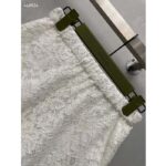 Gucci Women GG Floral Lace Short White Elastic Waist Two Pockets Mini - Image 5