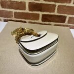 Gucci Women GG Gucci Bamboo 1947 Super Mini Bag Light Beige Leather - Bild 4