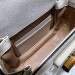 Gucci Women GG Gucci Bamboo 1947 Super Mini Bag Light Beige Leather - Bild 6
