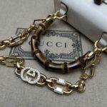 Gucci Women GG Gucci Bamboo 1947 Super Mini Bag Light Beige Leather - Bild 7