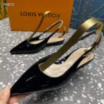 Gucci Women GG Gucci Signoria Ballet Flat Black Patent Leather Pointed Toe - Image 8