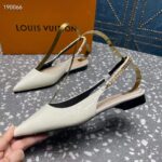 Gucci Women GG Gucci Signoria Ballet Flat White Patent Leather Pointed Toe - immagine 8