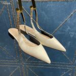 Gucci Women GG Gucci Signoria Ballet Flat White Patent Leather Pointed Toe - immagine 2