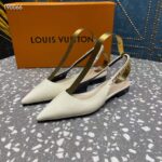 Gucci Women GG Gucci Signoria Ballet Flat White Patent Leather Pointed Toe - immagine 6