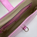 Gucci Women GG Jackie Small Shoulder Bag Pink Patent Leather Hook Closure - Bild 10