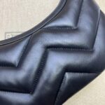 Gucci Women GG Marmont Small Shoulder Bag Matelassé Chevron Leather Black - Bild 7