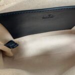 Gucci Women GG Marmont Small Top Handle Bag Black Matelassé Leather Chevron - Image 10