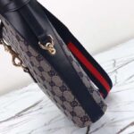 Gucci Women GG Original GG Medium Bucket Bag Beige Blue Canvas - Image 7