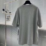 Gucci Women GG Reversible Cotton Jersey T-Shirt Grey Crewneck Short Sleeves – Image 3