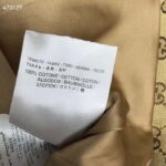 Gucci Women Original GG Canvas Jumpsuit Point Neck Short Sleeves Straight Fit - immagine 9