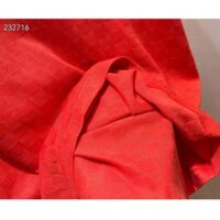 Louis Vuitton Cotton Pique T-Shirt Embroidered LV Patch Red Regular Fit 1AFJEC (10)