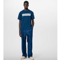 Louis Vuitton LV Men Short-Sleeved Cotton Crewneck Regular Fit Gi