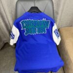 Louis Vuitton LV Men Short-Sleeved Cotton Intarsia Crewneck Regular Fit 1ABXYR - immagine 3