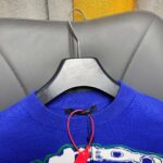 Louis Vuitton LV Men Short-Sleeved Cotton Intarsia Crewneck Regular Fit 1ABXYR - immagine 6