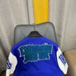 Louis Vuitton LV Men Short-Sleeved Cotton Intarsia Crewneck Regular Fit 1ABXYR - immagine 5