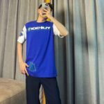 Louis Vuitton LV Men Short-Sleeved Cotton Intarsia Crewneck Regular Fit 1ABXYR - immagine 8