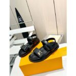 Louis Vuitton LV Sunset Comfort Flat Sandal Black Lamb Leather 1ABW6W – Bild 5