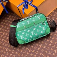 Louis Vuitton LV Unisex Alpha Messenger Cactus Green Monogram Coated Canvas M31014 (7)