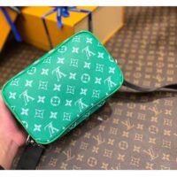 Louis Vuitton LV Unisex Alpha Messenger Cactus Green Monogram Coated Canvas M31014 (7)