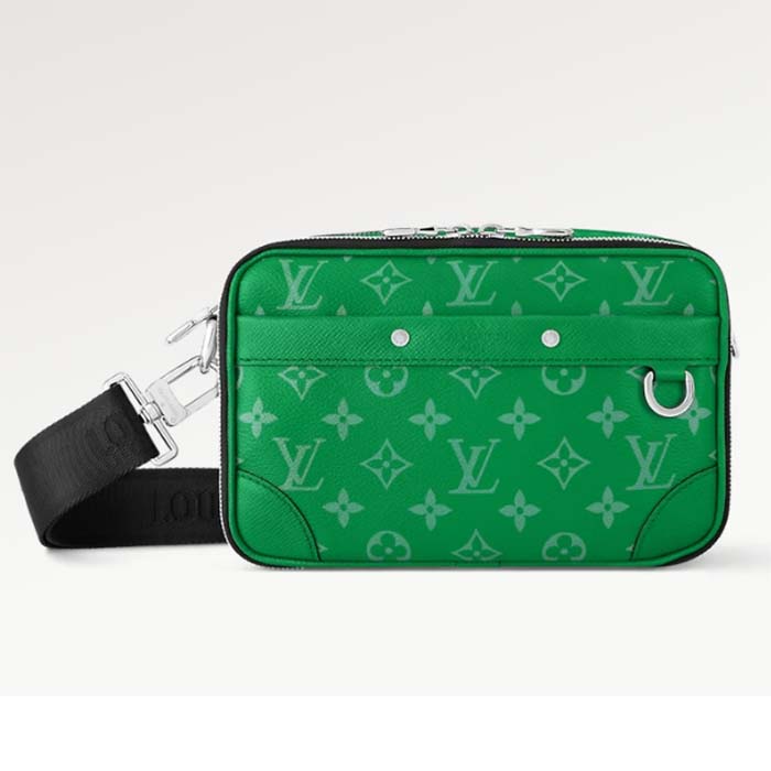 Louis Vuitton LV Unisex Alpha Messenger Cactus Green Monogram Coated Canvas M31014