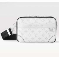 Louis Vuitton LV Unisex Alpha Messenger White Monogram Coated Canvas M31069 (10)