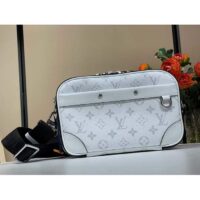 Louis Vuitton LV Unisex Alpha Messenger White Monogram Coated Canvas M31069 (10)