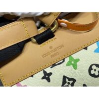 Louis Vuitton LV Unisex Christopher MM Backpack Vanilla Monogram Craggy Coated Canvas M25240 (2)