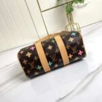 Louis Vuitton LV Unisex Keepall Bandoulière 25 Chocolate Monogram Craggy Coated Canvas M24849 - Bild 4