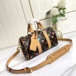 Louis Vuitton LV Unisex Keepall Bandoulière 25 Chocolate Monogram Craggy Coated Canvas M24849 - Bild 3