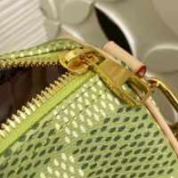 Louis Vuitton LV Unisex Keepall Bandoulière 35 Green Damier Golf Coated Canvas N40671 (10)