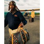 Louis Vuitton LV Unisex Keepall Bandoulière 50 Chocolate Monogram Craggy Coated Canvas M24901 - Imagen 12