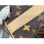 Louis Vuitton LV Unisex Keepall Bandoulière 50 Chocolate Monogram Craggy Coated Canvas M24901 - Imagen 8