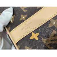 Louis Vuitton LV Unisex Keepall Bandoulière 50 Chocolate Monogram Craggy Coated Canvas M24901 (10)