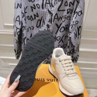 Louis Vuitton LV Unisex Neo Run Away Sneaker Light Beige Monogram Denim 1ACKV4 (9)