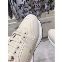 Louis Vuitton LV Unisex Neo Run Away Sneaker Light Beige Monogram Denim 1ACKV4 (9)