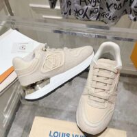 Louis Vuitton LV Unisex Neo Run Away Sneaker Light Beige Monogram Denim 1ACKV4 (9)