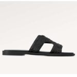 Louis Vuitton LV Unisex Oasis Mule Svart Monogrampräglat Narvat Kalvskinn 1ACHJ6