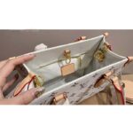 Louis Vuitton LV Unisex OnTheGo MM Multicolor Beige Monogram Jacquard Fabric M24708 - Image 9