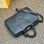 Louis Vuitton LV Unisex Porte-Documents Voyage PM Black Taiga Noir Cowhide Leather - Image 4