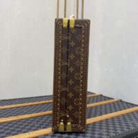 Louis Vuitton LV Unisex President Suitcase Monogram Canvas-Brown M53012 (10)