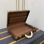Louis Vuitton LV Unisex President Suitcase Monogram Canvas-Brown M53012 - Bild 8