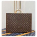Louis Vuitton LV Unisex President Suitcase Monogram Canvas-Brown M53012 - Bild 2