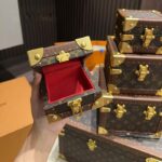 Louis Vuitton LV Unisex Pyramid Trunk Brown Monogram Coated Canvas M10052 - immagine 13